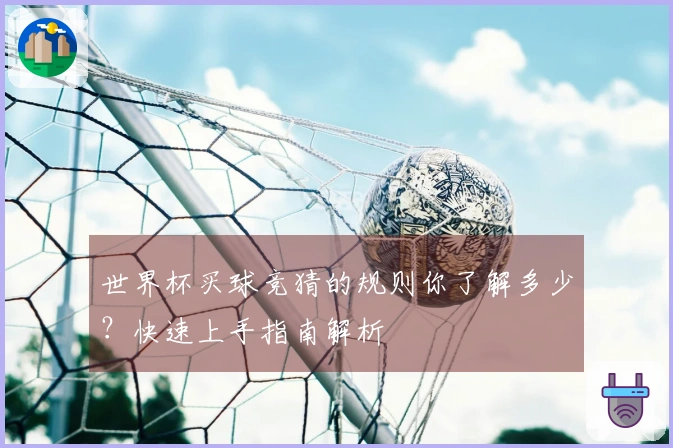 世界杯买球竞猜的规则你了解多少？快速上手指南解析